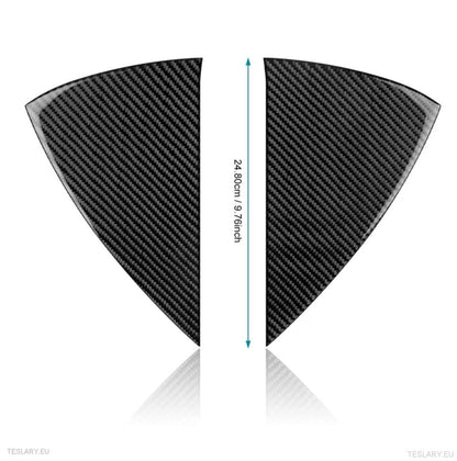 Tesla Model 3 Highland Real Carbon Fiber Dash Side Trim ( 2 Pieces ) - TESLARY Tesla Shop Accessories Europe Nederlands Dublin Cork Ireland Deutschland Espana Alicante France Italia