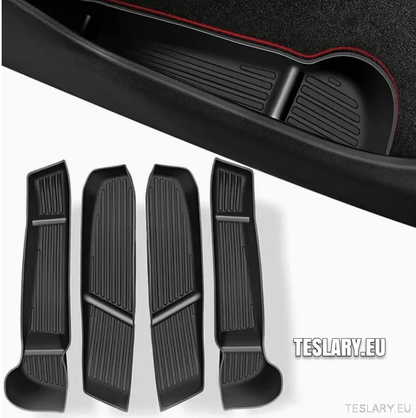 Tesla Model 3 / Y / 3+ Highland Door Organiser Protective Pockets Front & Rear - TESLARY Tesla Shop Accessories Europe Nederlands Ireland Deutschland Espana Alicante France Italia