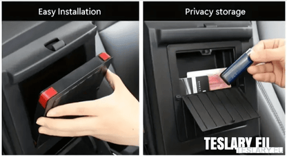 Tesla Model 3 / Y Armrest Hidden Storage - TESLARY Tesla Shop Accessories Europe Nederlands Dublin Cork Ireland Deutschland Espana Alicante France Italia