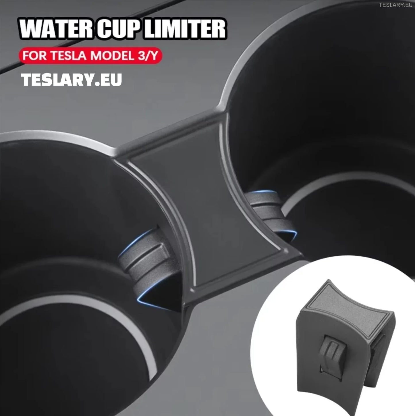 Tesla Model 3 / Y Center Console Cup Holder Limiter om morsen te stoppen