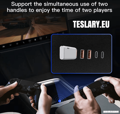 Tesla Model 3 / Y Centre Console Data Storage USB Expansion Hub - TESLARY Tesla Shop Accessories Europe Nederlands Ireland Deutschland Espana Alicante France Italia