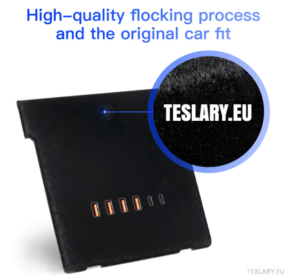 Tesla Model 3 / Y Centre Console Data Storage USB Expansion Hub - TESLARY Tesla Shop Accessories Europe Nederlands Ireland Deutschland Espana Alicante France Italia
