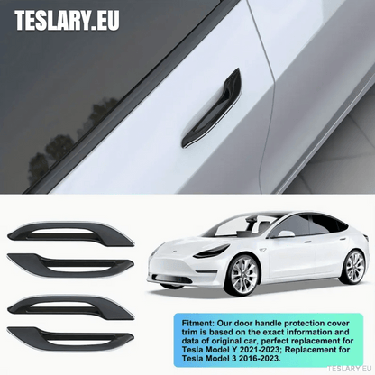 Tesla Model 3 / Y Exterior Door Handles ( 4 PIECES ) - TESLARY Tesla Shop Accessories Europe Nederlands Ireland Deutschland Espana Alicante France Italia