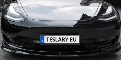 Tesla Model 3 / Y Front ABS Lip Spoiler - Gloss Black - TESLARY Tesla Shop Accessories Europe Nederlands Dublin Cork Ireland Deutschland Espana Alicante France Italia