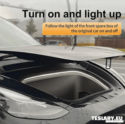 Tesla Model 3 / Y Front Frunk Led Bright White Light - TESLARY Tesla Shop Accessories Europe Nederlands Ireland Deutschland Espana Alicante France Italia