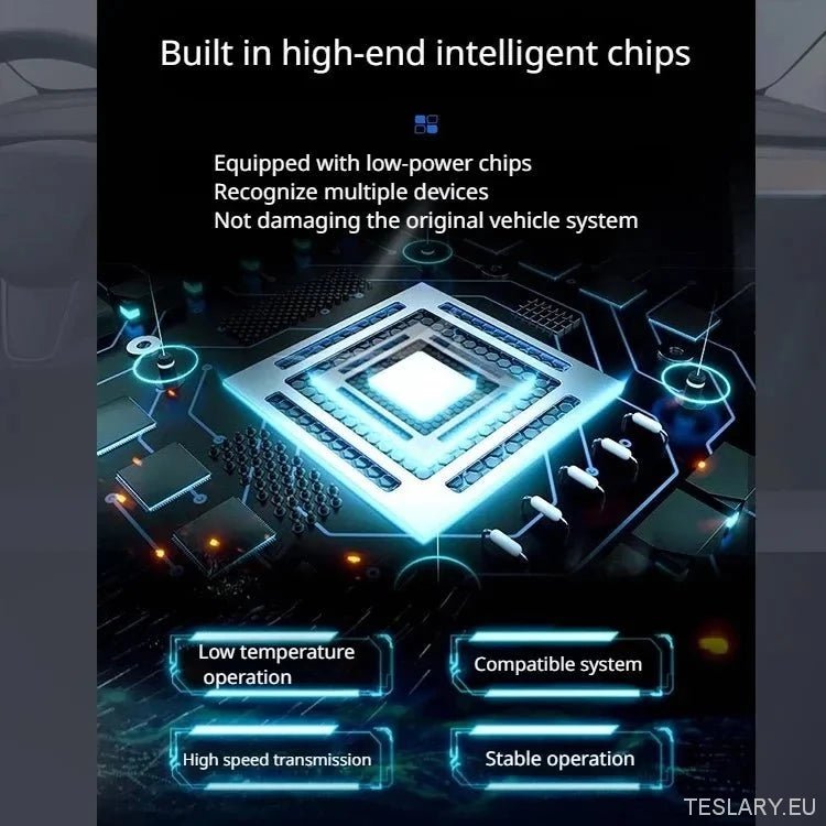 Tesla Model 3 / Y Glove Box USB Hub & Docking Station ( LEFT HAND DRIVE ONLY ) - TESLARY Tesla Shop Accessories Europe Nederlands Ireland Deutschland Espana Alicante France Italia