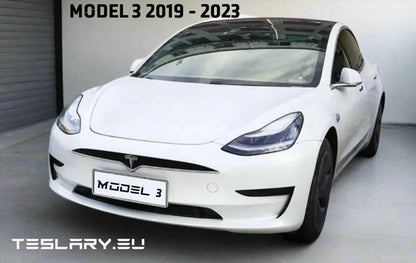 Tesla Model 3 / Y Real Plastic Front Grill ( Tesla X Style ) with Logo - TESLARY Tesla Shop Accessories Europe Nederlands Ireland Deutschland Espana Alicante France Italia