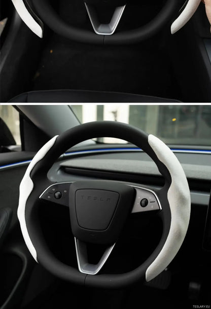 Tesla Model 3 / YUltra - Thin Steering Wheel Cover - TESLARY Tesla Shop Accessories Europe Nederlands Dublin Cork Ireland Deutschland Espana Alicante France Italia