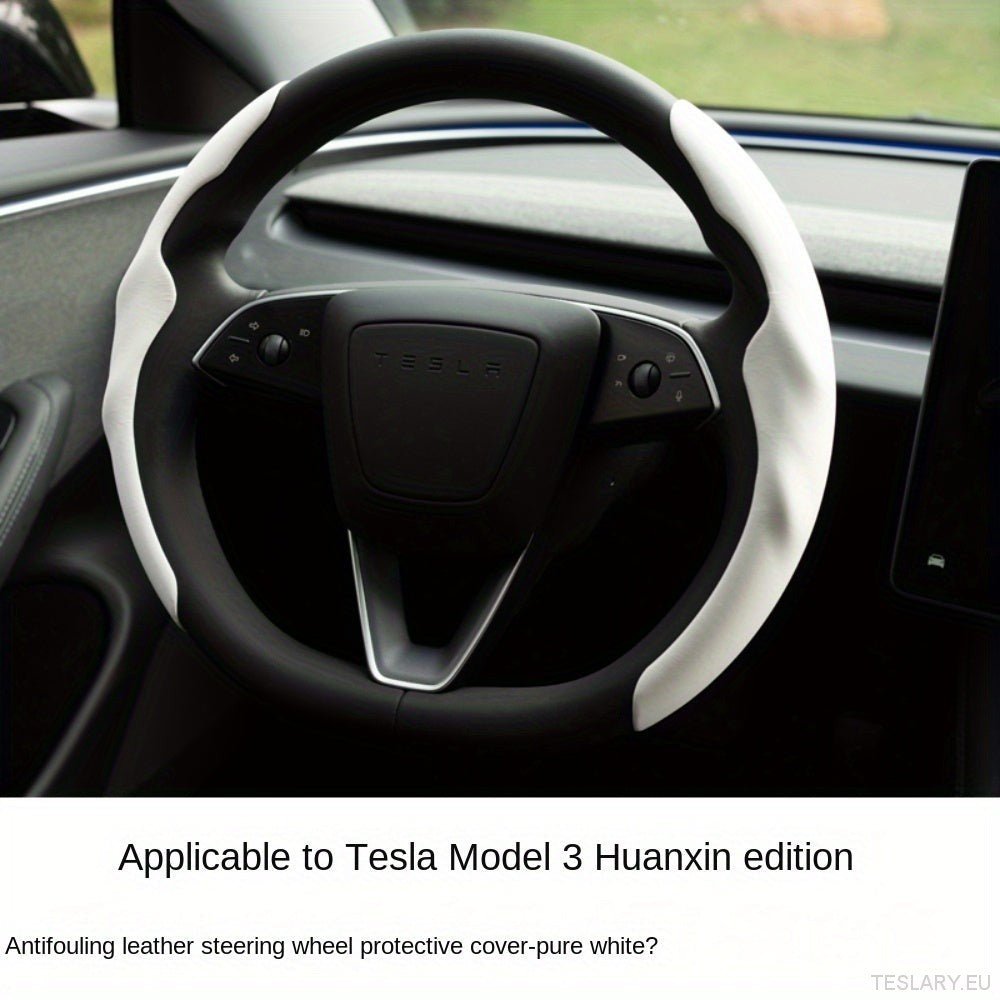 Tesla Model 3 / YUltra - Thin Steering Wheel Cover - TESLARY Tesla Shop Accessories Europe Nederlands Dublin Cork Ireland Deutschland Espana Alicante France Italia