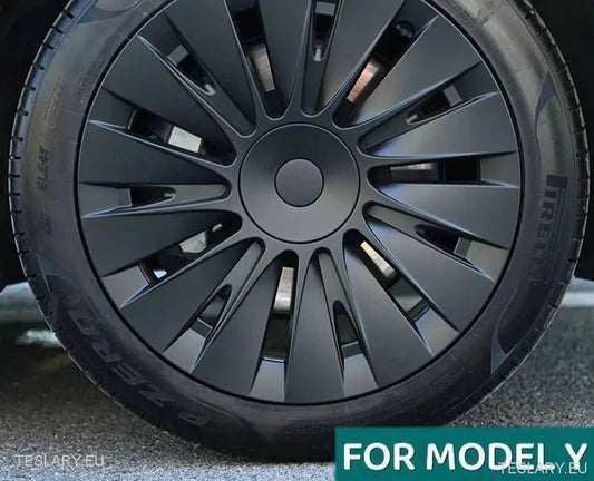 Tesla Model Y 19" Full Coverage Sports Performance Style Wheel Covers - TESLARY Tesla Shop Accessories Europe Nederlands Dublin Cork Ireland Deutschland Espana Alicante France Italia