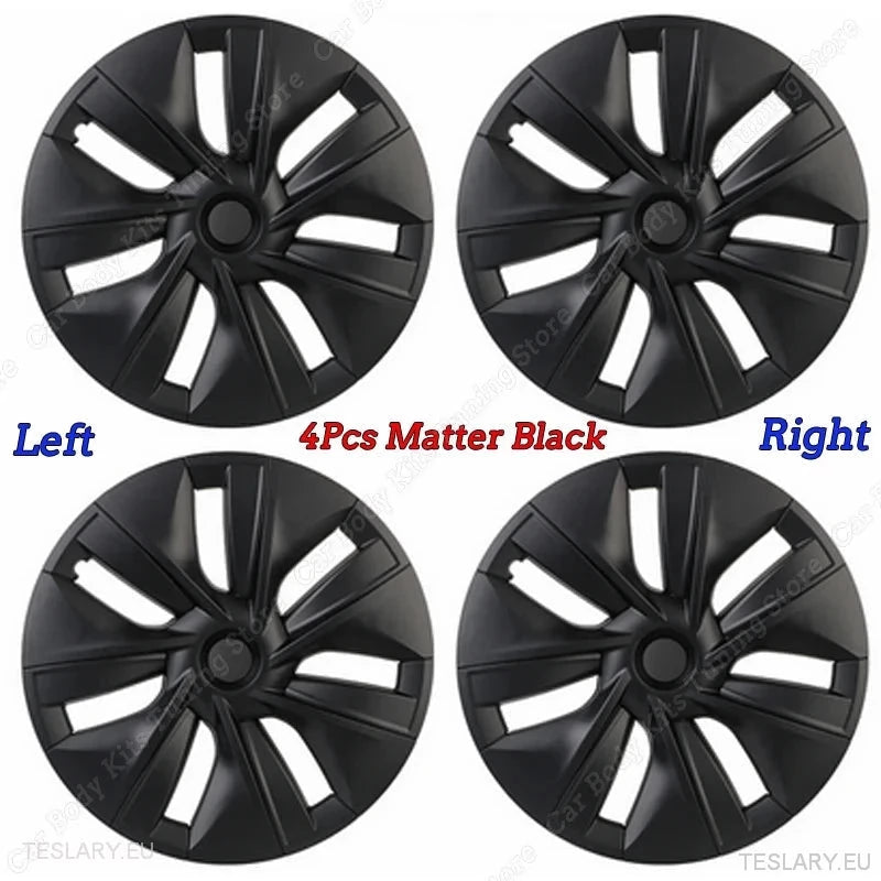 TESLA MODEL Y 19" PERFORMANCE FULL COVER WHEEL HUBS - TESLARY Tesla Shop Accessories Europe Nederlands Dublin Cork Ireland Deutschland Espana Alicante France Italia