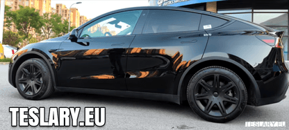 TESLA MODEL Y 19" UNIQUE S9 FULL COVER WHEEL HUBS - TESLARY Tesla Shop Accessories Europe Nederlands Ireland Deutschland Espana Alicante France Italia