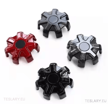 Tesla Model Y - 7 Claw Centre Caps for Gemini 19" Alloy Wheels - TESLARY Tesla Shop Accessories Europe Nederlands Dublin Cork Ireland Deutschland Espana Alicante France Italia