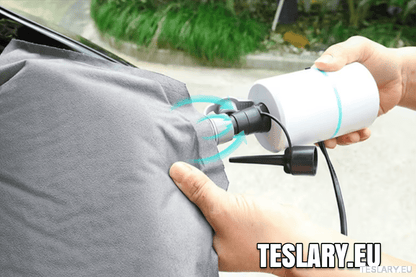 Tesla Model Y Camping Mattress Inflatable with Air Pump - TESLARY Tesla Shop Accessories Europe Nederlands Ireland Deutschland Espana Alicante France Italia