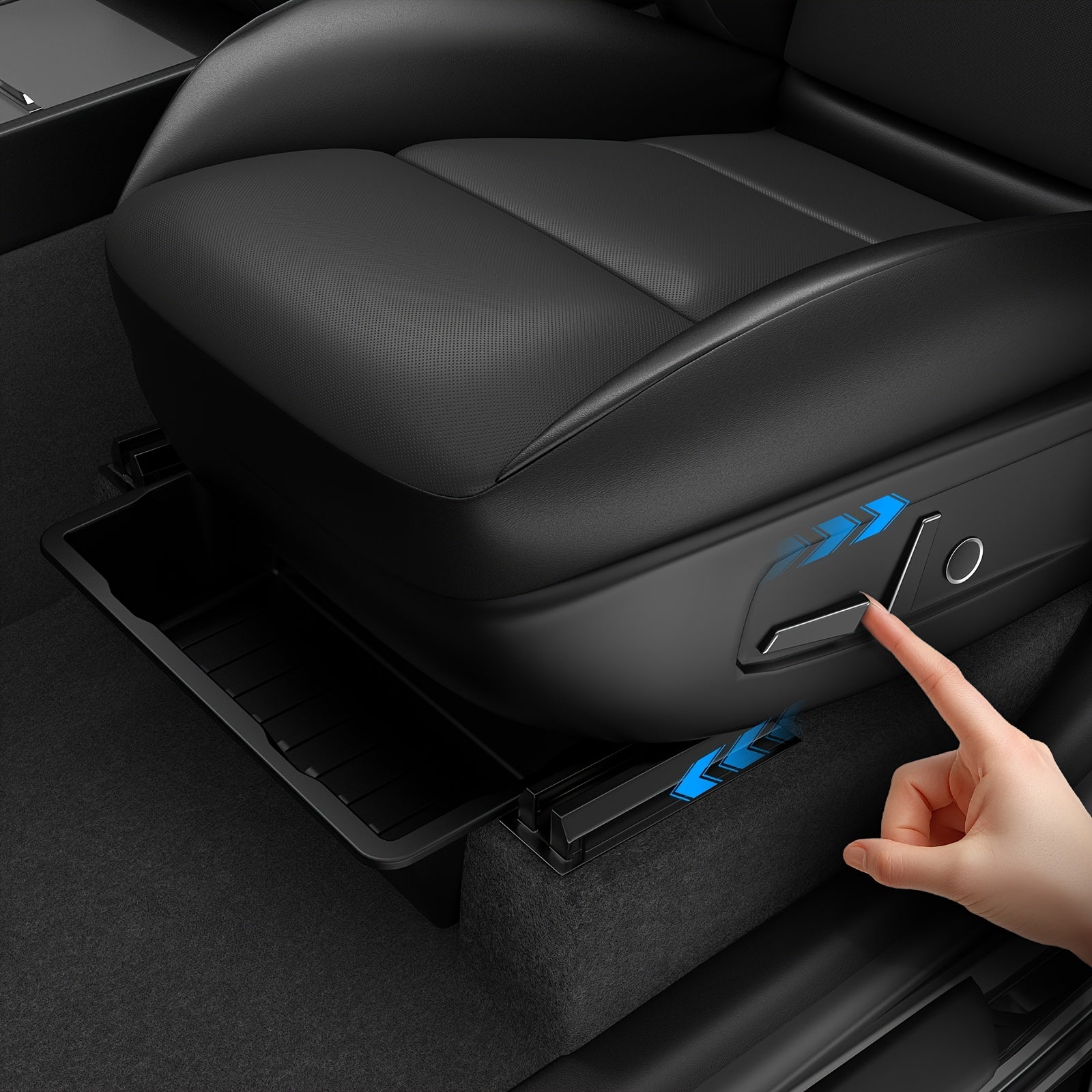 Tesla Model Y Juniper 2025 Under Seat Storage Ireland Teslary.ie Europe Deutshland Nederlands Belfast Dublin Cork Paris Italia