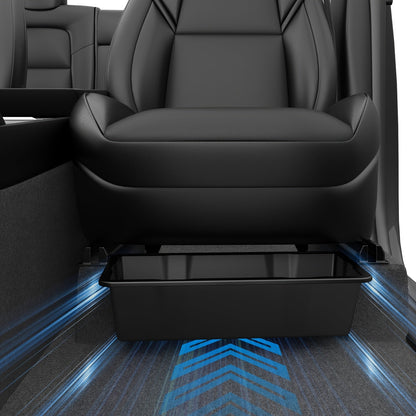 Tesla Model Y Juniper 2025 Under Seat Storage Ireland Teslary.ie Europe Deutshland Nederlands Belfast Dublin Cork Paris Italia