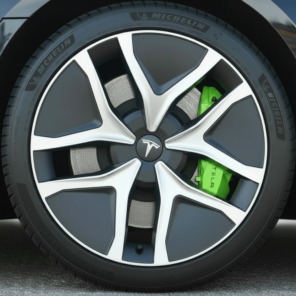 Tesla Model Y+ Juniper Spider Style Black & Silver 19" Wheel Covers - TESLARY Tesla Shop Accessories Europe Nederlands Dublin Cork Ireland Deutschland Espana Alicante France Italia