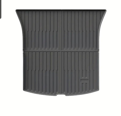 Tesla Model Y+ Juniper Trunk Mat TPE All Weather Water - Resistant - TESLARY Tesla Shop Accessories Europe Nederlands Dublin Cork Ireland Deutschland Espana Alicante France Italia