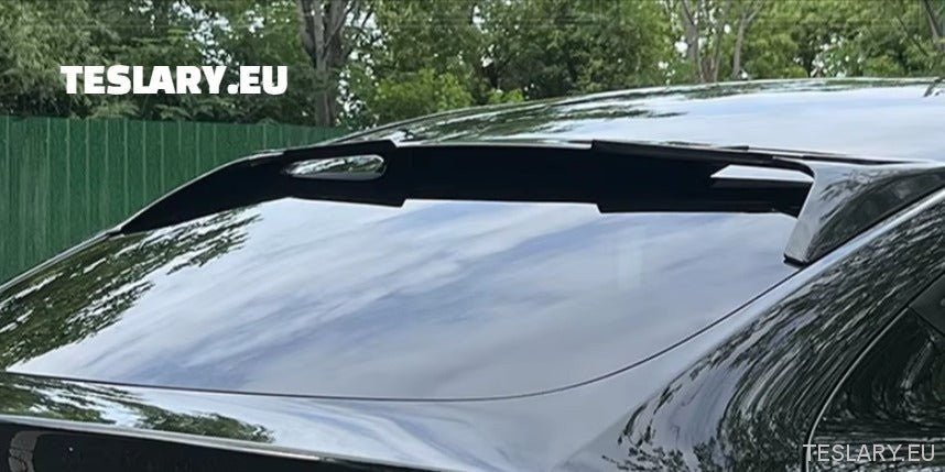 TESLA MODEL Y ROOF WING SPOILER - TESLA SHOP ACCESSORIES EUROPE IRELAND NEDERLANDS FAST DELIVERY DEUTSCHLAND DENMARK FRANCE ESPANA ITALIA ALICANTE UNITED KINGDOM SWEDEN AMSTERDAM UTRECHT