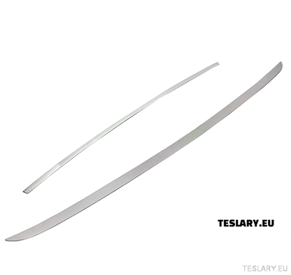 Tesla Model Y Trunk Chrome Protective Strips - TESLARY Tesla Shop Accessories Europe Nederlands Ireland Deutschland Espana Alicante France Italia