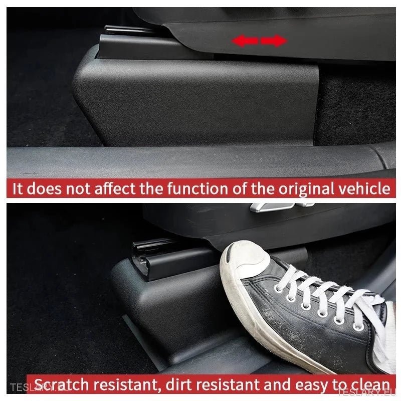 Tesla Y Seat Rail Protection Pads - Tesla Shop Europe - TESLARY.IE Ireland - France boutique- Deutschland Geschäft- España comercio - Nederland winkel- TESLARY.IE