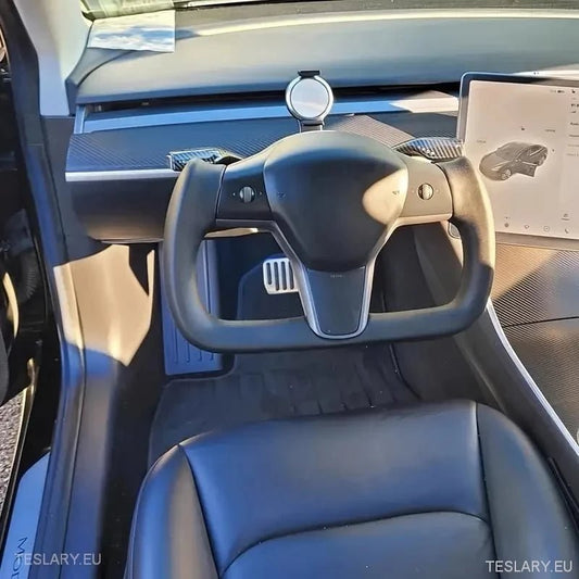 Tesla Yoke Style Steering Wheel for Y/3 White or Black - Tesla Shop Europe - TESLARY.IE Ireland - France boutique- Deutschland Geschäft- España comercio - Nederland winkel- TESLARY.IE