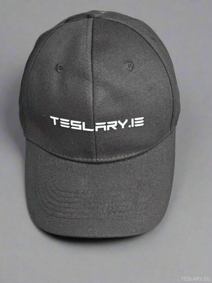 TESLARY BASEBALL HAT WITH LOGO TESLA SHOP ACCESSORIES IRELAND EUROPE DEUTSCHLAND FRANCE ESPANA UNITED KINGDOM