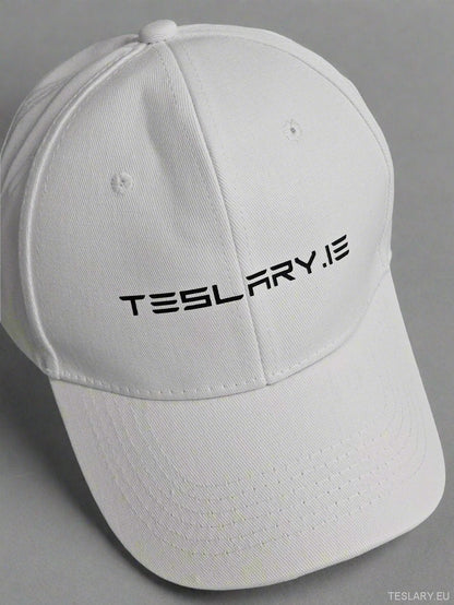 TESLARY BASEBALL HAT WITH LOGO TESLA SHOP ACCESSORIES IRELAND EUROPE DEUTSCHLAND FRANCE ESPANA UNITED KINGDOM