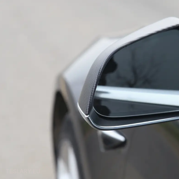 Tesla Model 3/Y Side Mirror Protective Cover in Carbon Gloss and Matte - Tesla Shop Europe - TESLARY.IE Ireland - France boutique- Deutschland Geschäft- España comercio - Nederland winkel- TESLARY.IE