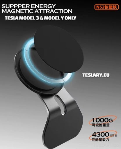 Tita Magnetic Phone Mount for Tesla Model 3 , Y and 3+ Highland - TESLARY Tesla Shop Accessories Europe Nederlands Ireland Deutschland Espana Alicante France Italia