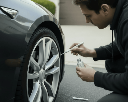 TOUCH UP PAINT FOR BUMPERS , PLASTICS AND WHEEL COVERS - TESLARY Tesla Shop Accessories Europe Nederlands Dublin Cork Ireland Deutschland Espana Alicante France Italia