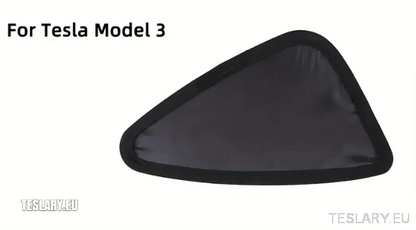 Triangular Rear Windows Shade For Enhanced Privacy Tesla Model 3 / Y - TESLARY Tesla Shop Accessories Europe Nederlands Dublin Cork Ireland Deutschland Espana Alicante France Italia