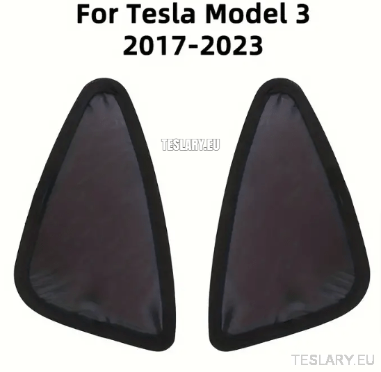 Triangular Rear Windows Shade For Enhanced Privacy Tesla Model 3 / Y - TESLARY Tesla Shop Accessories Europe Nederlands Ireland Deutschland Espana Alicante France Italia