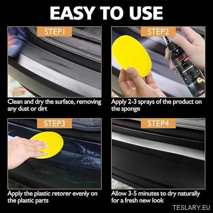 Universal Plastic Revitalizing Restorer for Tesla , BYD , VW , MG & Other EVs - TESLARY Tesla Shop Accessories Europe Nederlands Dublin Cork Ireland Deutschland Espana Alicante France Italia