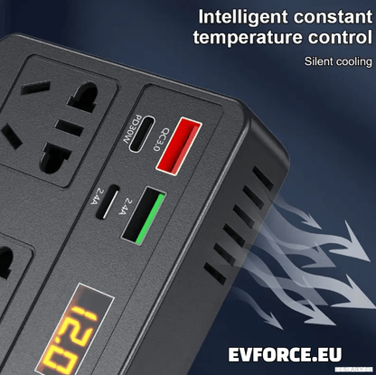 200 Watt 12-24V 220V Inverter Compatible with Tesla Cars ( EUROPEAN ONLY )