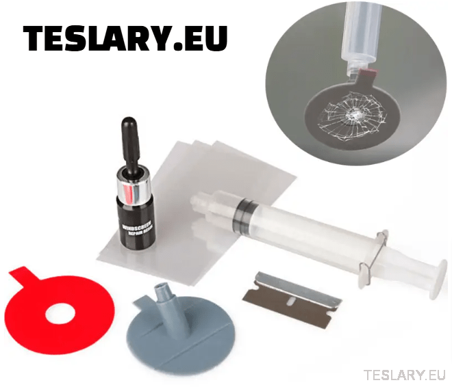 Windscreen Glass Crack Repair Kit - TESLARY Tesla Shop Accessories Europe Nederlands Dublin Cork Ireland Deutschland Espana Alicante France Italia